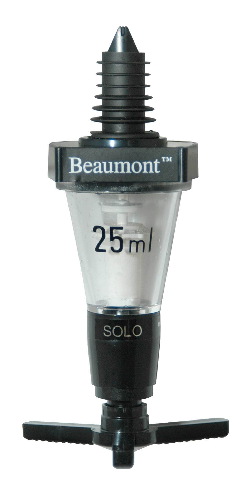 25 ml Beaumont Solo Bar Optique Spirit Mesurer & 70cl/1Ltr Support Mural 3103/3202